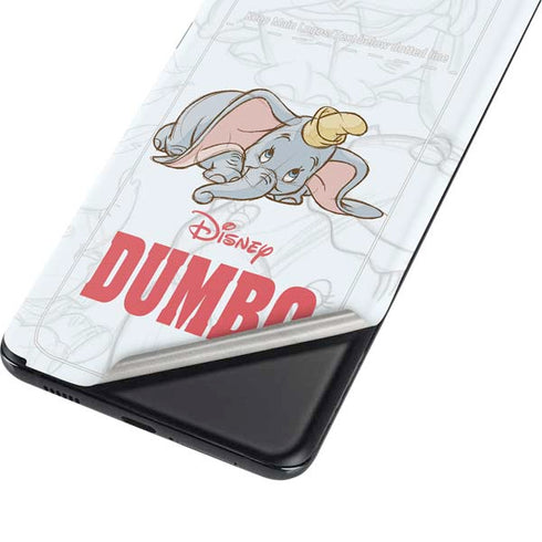 Disney Dumbo Classic sketched portrait Galaxy S21 Plus 5G Skin